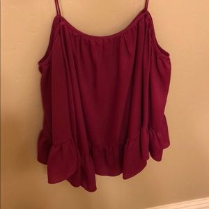 Cold shoulder top